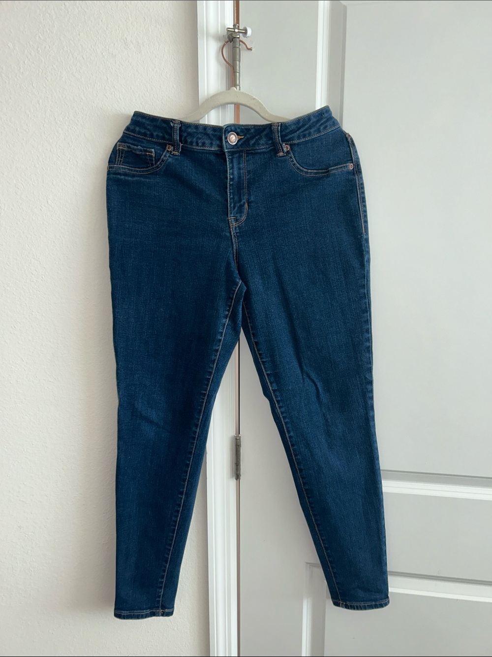 Classic Women's Dark Blue Stretch Jeans Maurice’s Jeggings